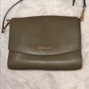 Michael Kors Olive Green Crossbody Bag